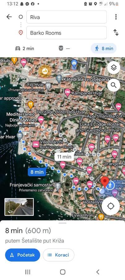 Barko Apartment And Rooms Hvar Town Esterno foto